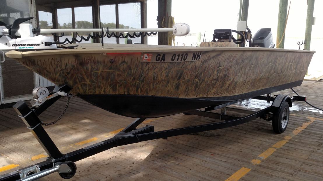 Muff_thehulltruthforum_wetlander_3L_duckboat_pic